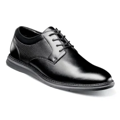 Nunn Bush Chase Plain Toe Mens Round Closed Toe Oxford Shoes Wide Width