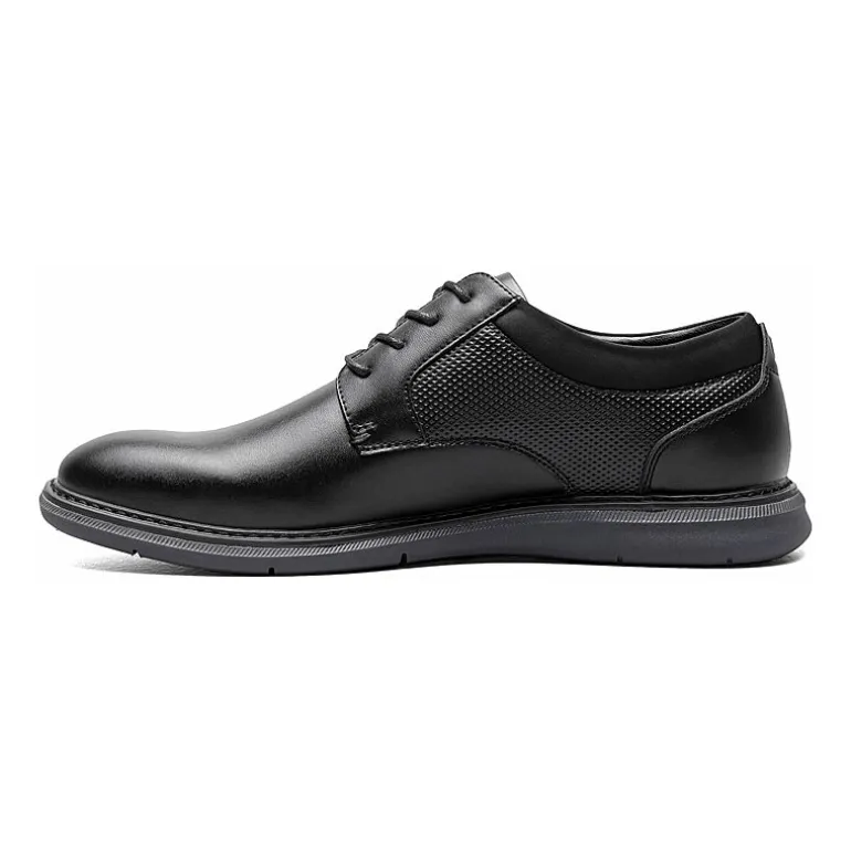 Nunn Bush Chase Plain Toe Mens Round Closed Toe Oxford Shoes Wide Width