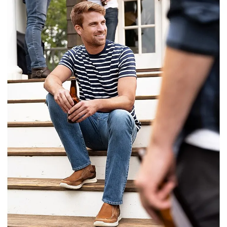 Nunn Bush Conway Mens Moc Closed Toe Slip-On Shoe