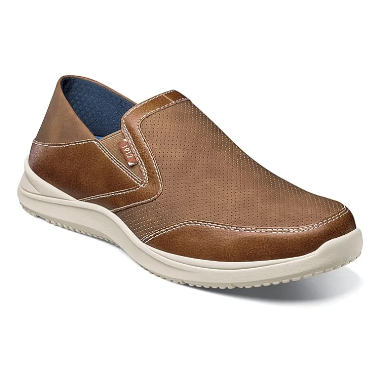 Nunn Bush Conway Mens Moc Closed Toe Slip-On Shoe