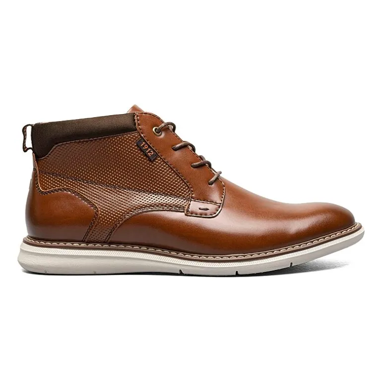 Nunn Bush Mens Chase Plain Toe Flat Heel Chukka Boots