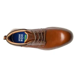 Nunn Bush Mens Chase Plain Toe Flat Heel Chukka Boots