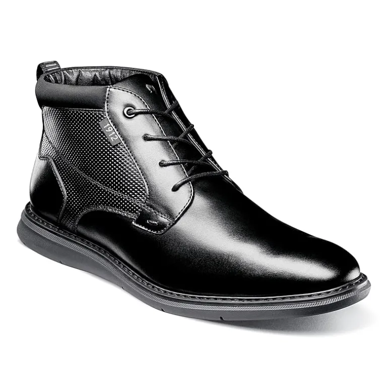 Nunn Bush Mens Chase Plain Toe Flat Heel Chukka Boots