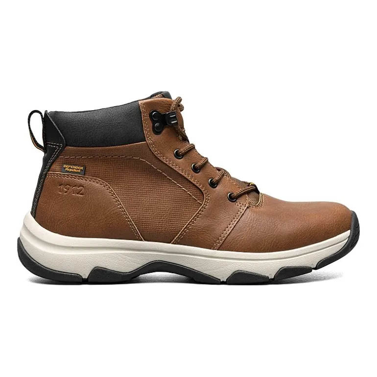 Nunn Bush Mens Excavate Plain Flat Heel Lace Up Boots