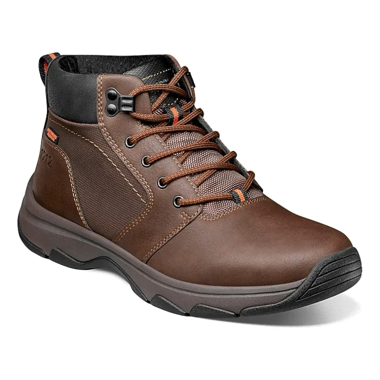 Nunn Bush Mens Excavate Plain Flat Heel Lace Up Boots