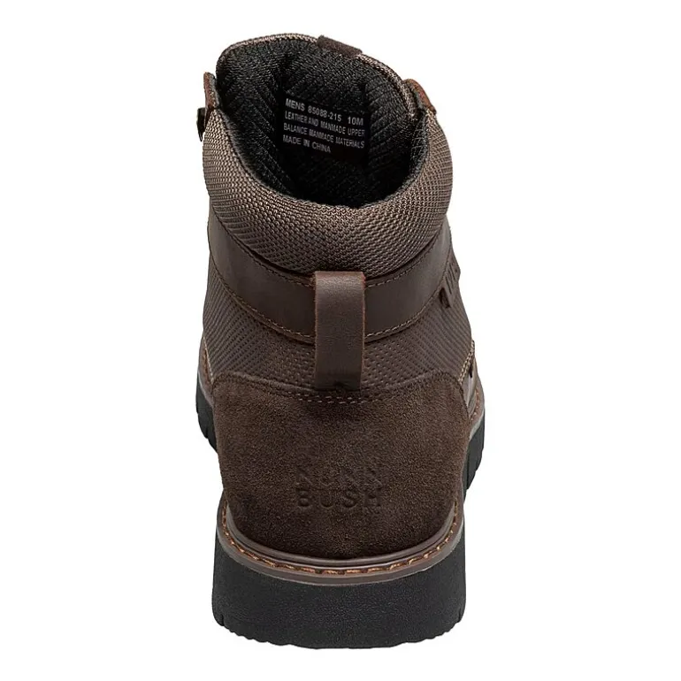 Nunn Bush Mens Karnak Plain Flat Heel Lace Up Boots