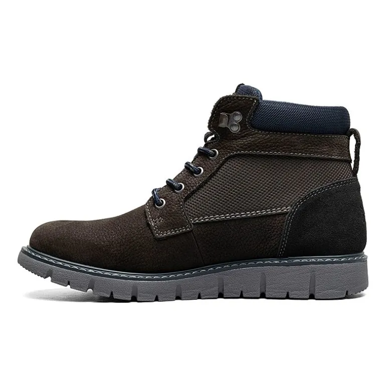 Nunn Bush Mens Karnak Plain Flat Heel Lace Up Boots