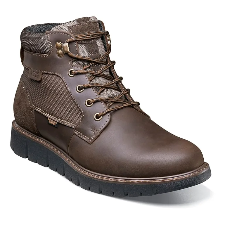 Nunn Bush Mens Karnak Plain Flat Heel Lace Up Boots