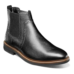 Nunn Bush Mens Otis Ii Plain Flat Heel Chelsea Boots