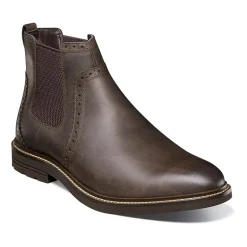 Nunn Bush Mens Otis Ii Plain Flat Heel Chelsea Boots