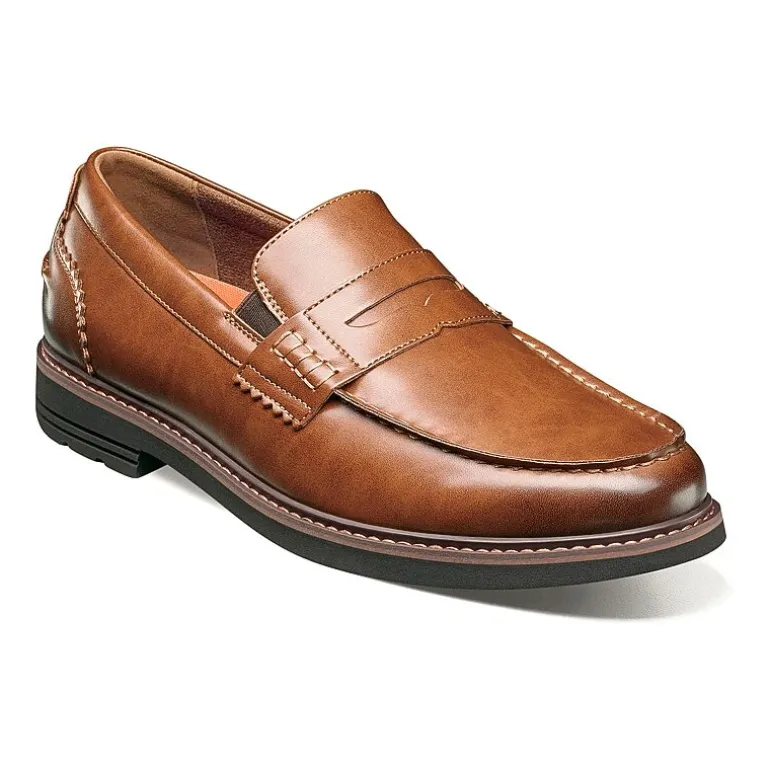 Nunn Bush Oslo Mens Moc Closed Toe Slip-On Shoe