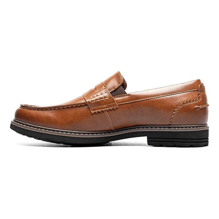 Nunn Bush Oslo Mens Moc Closed Toe Slip-On Shoe