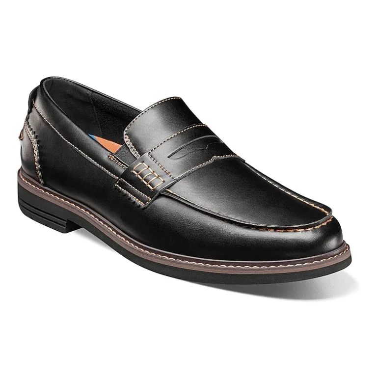Nunn Bush Oslo Mens Moc Closed Toe Slip-On Shoe