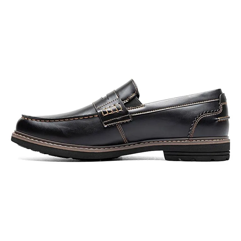 Nunn Bush Oslo Mens Moc Closed Toe Slip-On Shoe