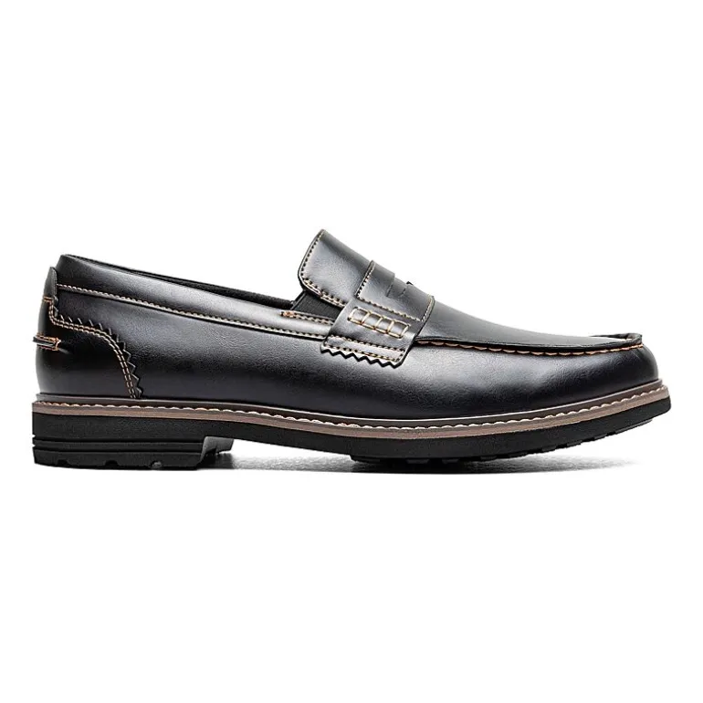 Nunn Bush Oslo Mens Moc Closed Toe Slip-On Shoe