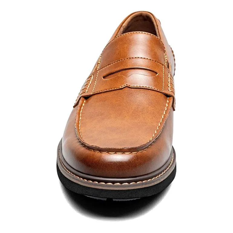 Nunn Bush Oslo Mens Moc Closed Toe Slip-On Shoe