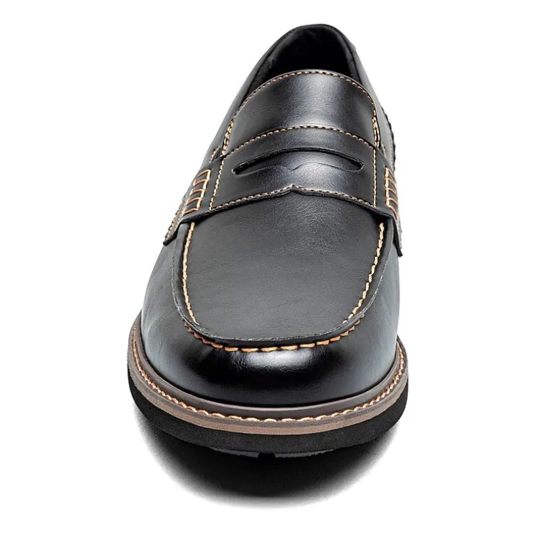 Nunn Bush Oslo Mens Moc Closed Toe Slip-On Shoe
