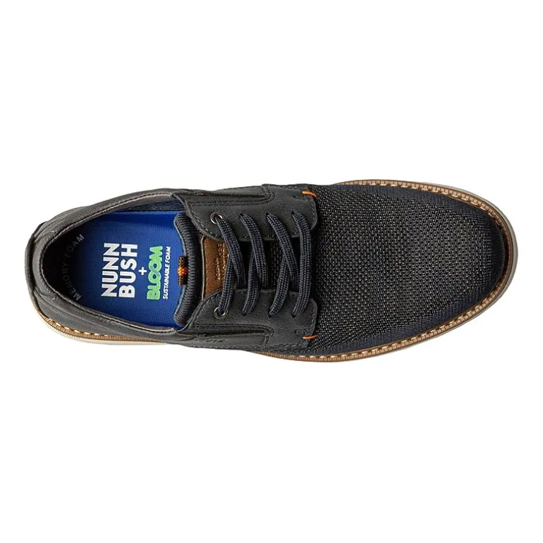 Nunn Bush Otto Knit Plain Mens Round Oxford Shoes