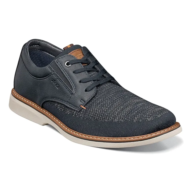 Nunn Bush Otto Knit Plain Mens Round Oxford Shoes
