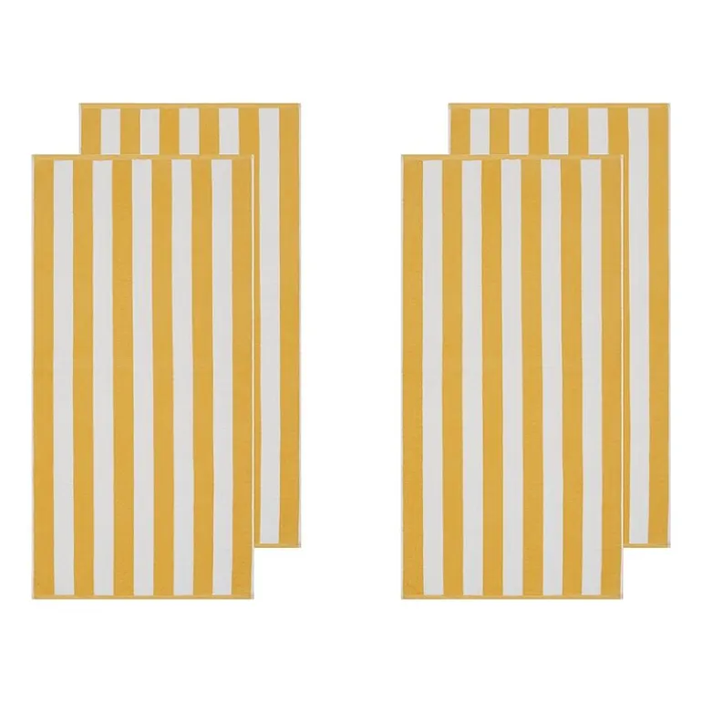 Oceanfront Resort Classic Cabana Stripe 4-pc. Beach Towel