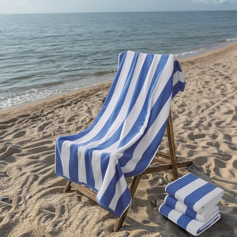 Oceanfront Resort Classic Cabana Stripe 4-pc. Beach Towel