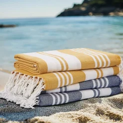 Oceanfront Resort Salty Stripe Turkish Sand Free 4-pc. Beach Towel