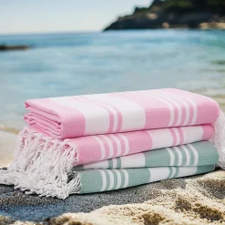 Oceanfront Resort Salty Stripe Turkish Sand Free 4-pc. Beach Towel