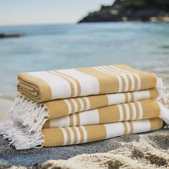 Oceanfront Resort Salty Stripe Turkish Sand Free 4-pc. Beach Towel