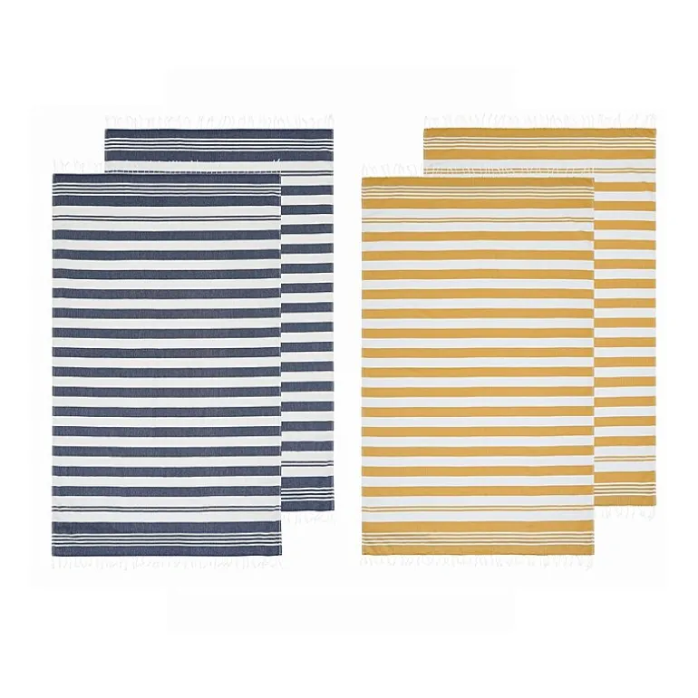 Oceanfront Resort Salty Stripe Turkish Sand Free 4-pc. Beach Towel