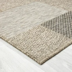 Odette Modern Color-Block Indoor Outdoor Rectangular Area Rug
