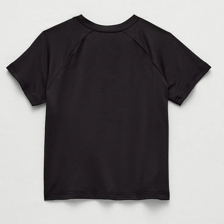 Okie Dokie Active Mesh Toddler & Little Boys Round Neck Short Sleeve Relaxed Fit Graphic T-Shirt
