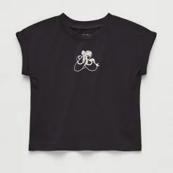 Okie Dokie Active Toddler & Little Girls Round Neck Short Sleeve Regular Fit Graphic T-Shirt