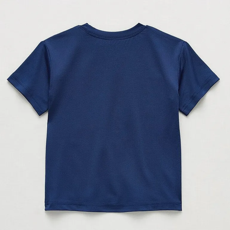 Okie Dokie Active Toddler & Little Boys Crew Neck Short Sleeve Regular Fit Graphic T-Shirt