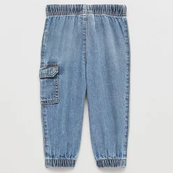 Okie Dokie Baby Boys Adjustable Waist Jogger Denim Jean