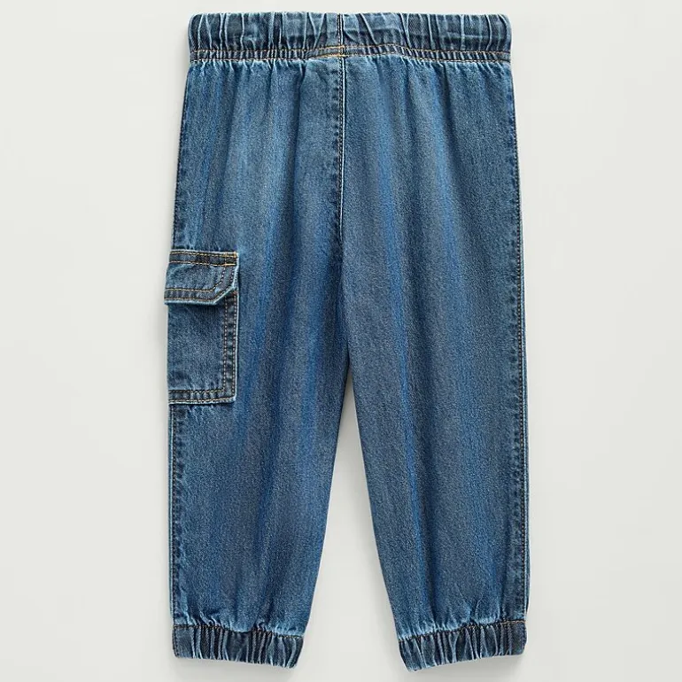 Okie Dokie Baby Boys Adjustable Waist Jogger Denim Jean