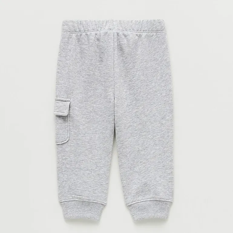 Okie Dokie Baby Boys Cinched Regular Fit French Terry Pull-On Pant