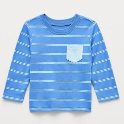 Okie Dokie Baby Boys Crew Neck Long Sleeve T-Shirt