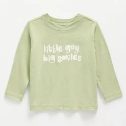 Okie Dokie Baby Boys Crew Neck Long Sleeve Regular Fit Graphic T-Shirt