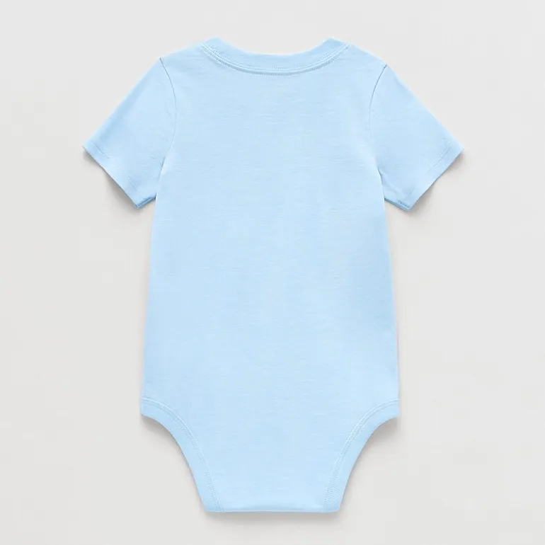Okie Dokie Baby Boys Crew Neck Short Sleeve Bodysuit