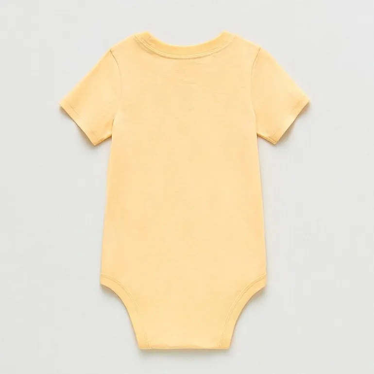 Okie Dokie Baby Boys Crew Neck Short Sleeve Bodysuit