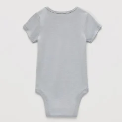 Okie Dokie Baby Boys Crew Neck Short Sleeve Rib Bodysuit