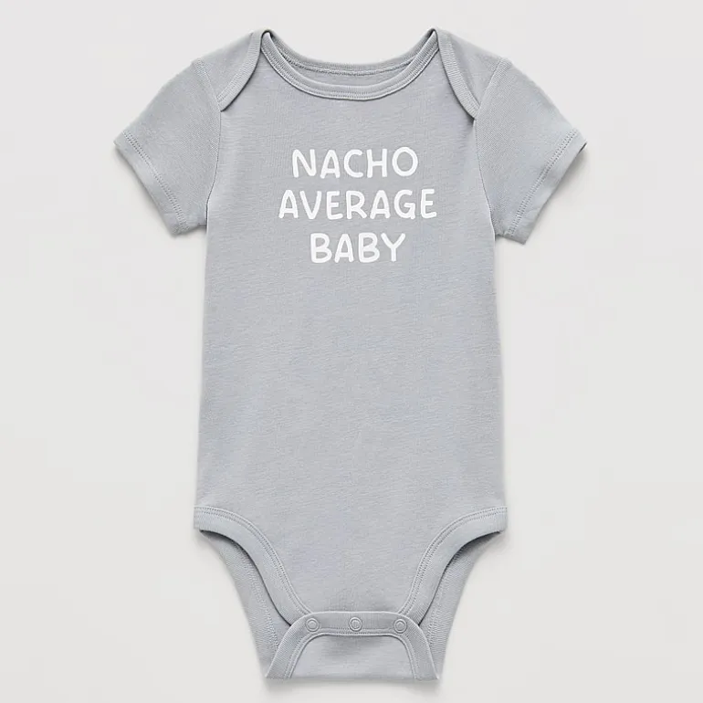 Okie Dokie Baby Boys Crew Neck Short Sleeve Rib Bodysuit