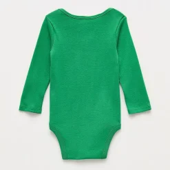 Okie Dokie Baby Boys Crew Neck Long Sleeve Rib Bodysuit