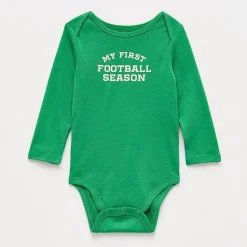 Okie Dokie Baby Boys Crew Neck Long Sleeve Rib Bodysuit