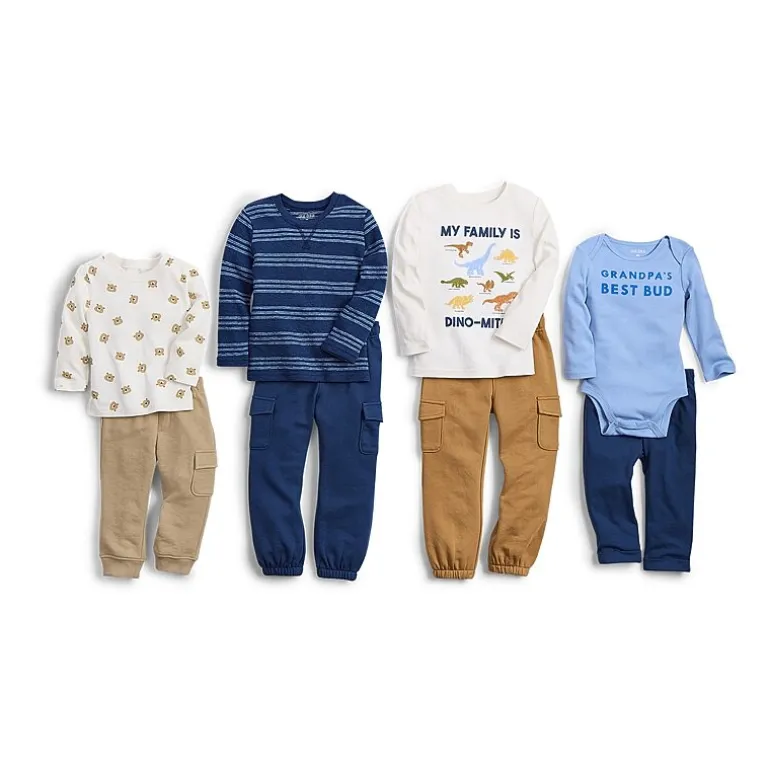Okie Dokie Baby Boys Cuffed Regular Fit Jogger Pant