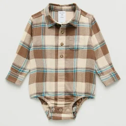 Okie Dokie Baby Boys Long Sleeve Bodysuit