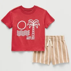 Okie Dokie Baby Boys 2-pc. Short Set