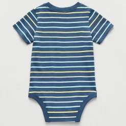 Okie Dokie Baby Boys Round Neck Short Sleeve Bodysuit