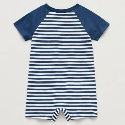 Okie Dokie Baby Boys Short Sleeve Romper