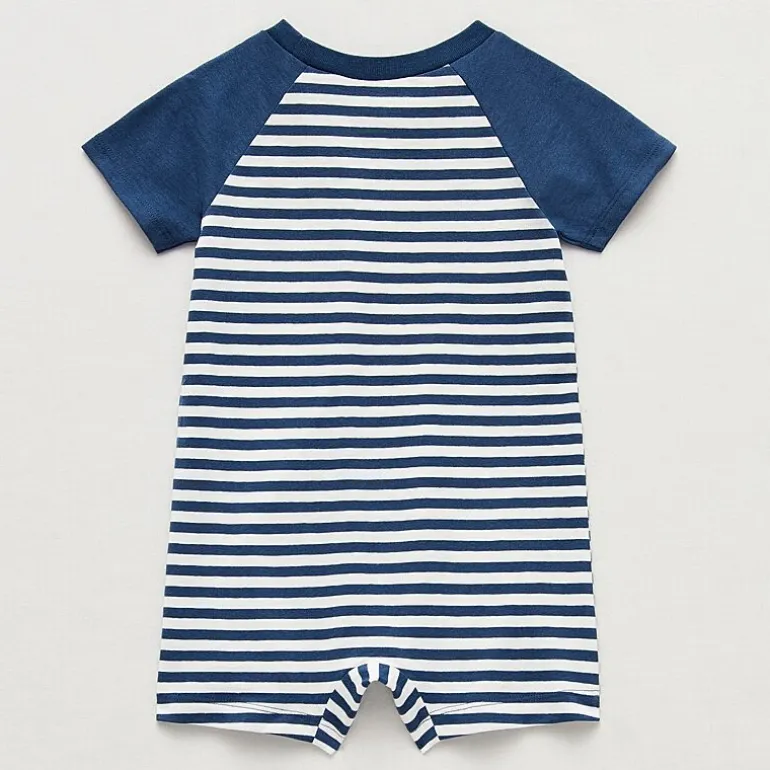 Okie Dokie Baby Boys Short Sleeve Romper